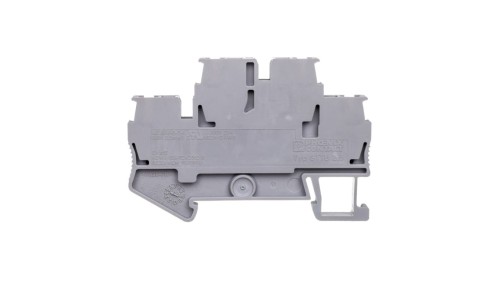 Złączka szynowa 2-piętrowa, 4 przewodowa 0,08-4mm2 szara STTB 2,5 3031270 kolor: szary