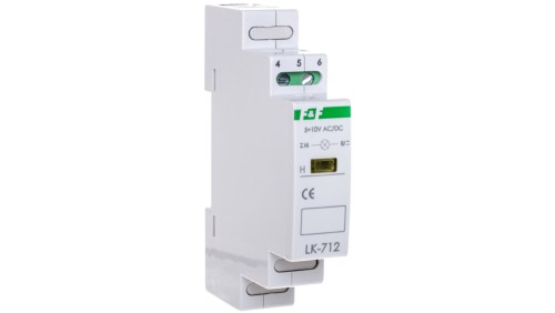 Lampka modułowa 1-fazowa żółta 5-10V AC/DC LK-712Y-5-10V