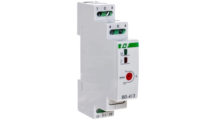 Przekaźnik bistabilny 1P 16A 230V AC Inrush, BIS-413-LED