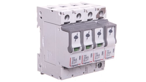 Ogranicznik przepięć Typ T2 3P+N 20kA 1,2kV ON 300 TT/TNS 412227