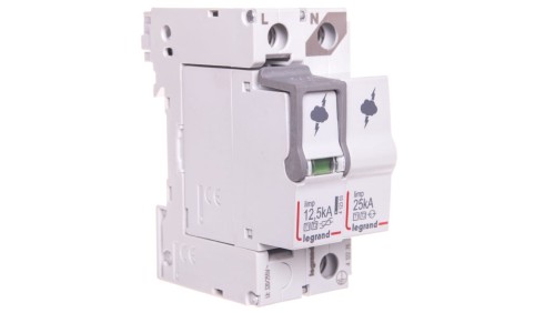 Ogranicznik przepięć Typ T1+T2 1P+N 12,5kA 1,5kV TT/TNS 412276