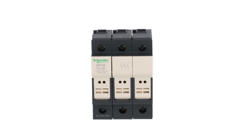 Odłącznik bezpiecznikowy 3P 32A 10x38mm DF103