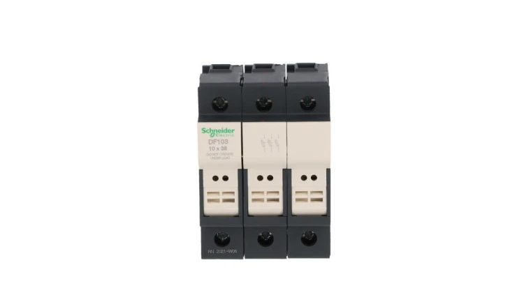 Odłącznik bezpiecznikowy 3P 32A 10x38mm DF103