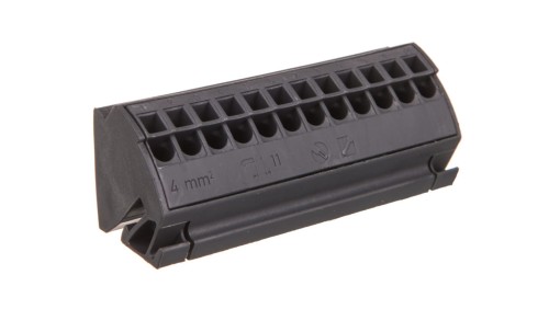 Blok potencjałowy 4mm2 ciemnoszary 812-102