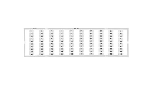 Oznaczniki WMB 2x 51-100 793-607 /5szt./