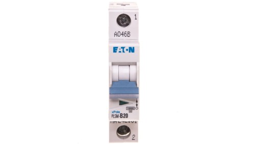 Wyłącznik nadprądowy 1P B 20A 10kA AC PLSM-B20-MW 242181