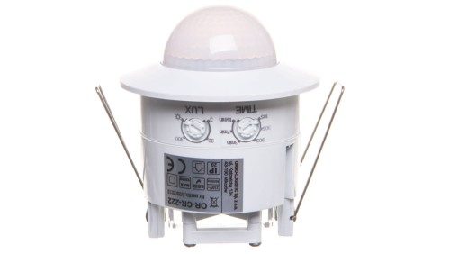 Czujnik ruchu 1200W 360 stopni do sufitów podwieszanych 3 sensory PIR biały 5 lat gwarancji OR-CR-222