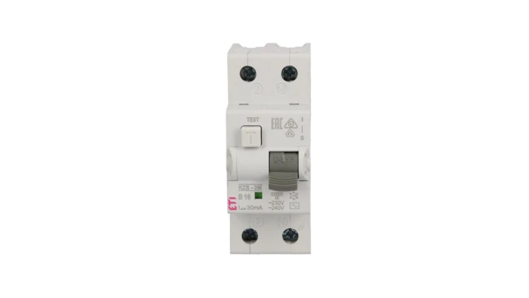 Wyłącznik różnicowo-nadprądowy 2P 16A B 0,03A typ AC KZS-2M 002173104