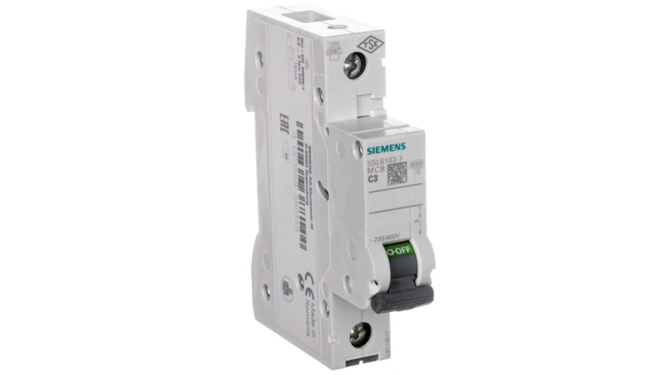Wyłącznik nadprądowy 1P C 3A 6kA AC SENTRON 5SL6103-7