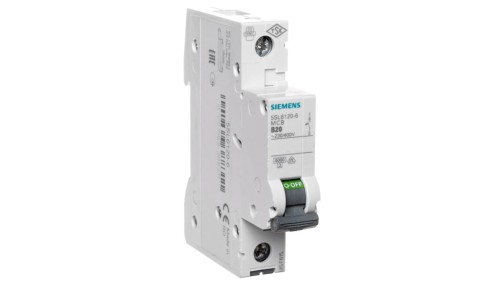 Wyłącznik nadprądowy 1P B 20A 6kA AC SENTRON 5SL6120-6