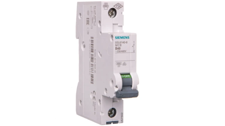 Wyłącznik nadprądowy 1P B 40A 6kA AC SENTRON 5SL6140-6