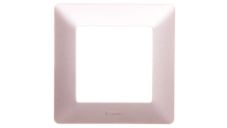 VALENA LIFE Ramka pojedyncza aluminium 754131
