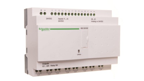 Sterownik programowalny 12 wejść 8 wyjść 24V DC RTC/LCD Zelio SR2D201BD