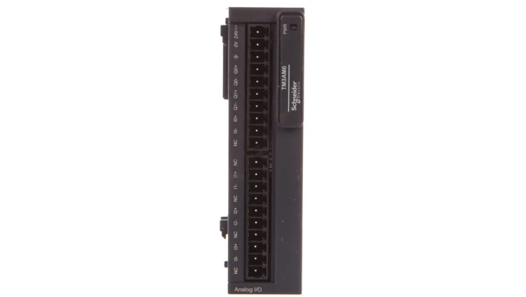 Moduł 4-wejścia 2-wyjścia analogowe Modicon TM3-4I/2O TM3AM6