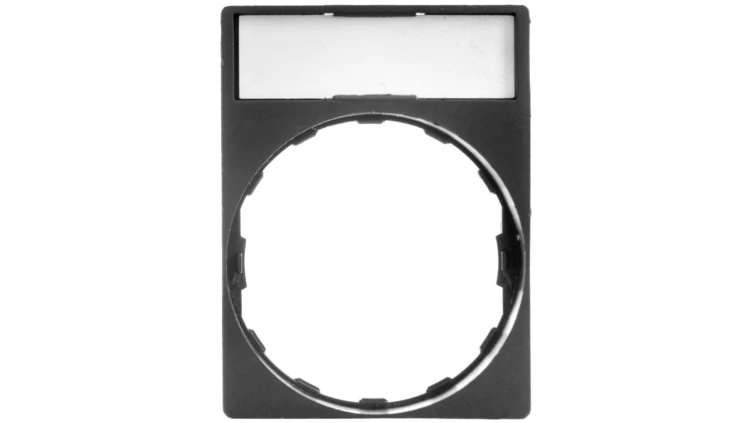 Ramka do mocowania etykiet 30x40mm, z etykietą 8x27mm bez ozn. ZBY4H101