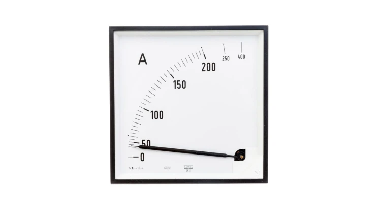Amperomierz analogowy tablicowy 200/400A do przekładnika 200/5A 144x144mm C3 K=90 st. EA12N F41800000000