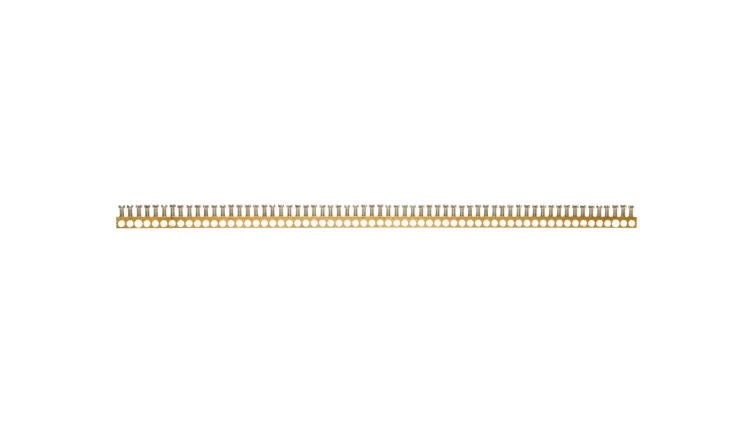 Listwa zaciskowa N/PE ze wspornikiem 2x25mm2 + 58x16 mm2 BFZ-TS-KL60 293633