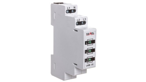 Lampka modułowa 3-fazowa zielone 230V/400V 3xLED LKM-01-20 EXT10000037