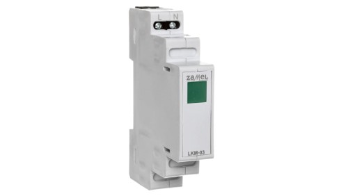 Lampka modułowa 1-fazowa zielona 230V LED LKM-03-20 EXT10000045