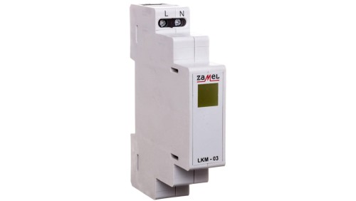 Lampka modułowa 1-fazowa żółta LKM-03-30 230V LED EXT10000046
