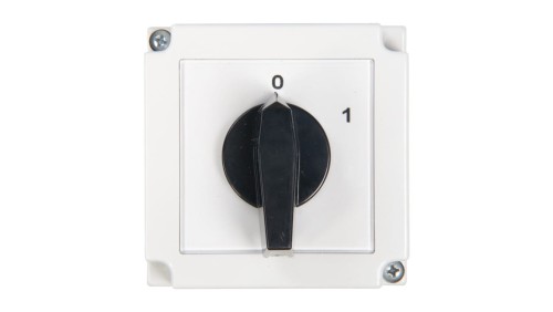 Łącznik krzywkowy 0-1 3P 16A w obudowie 4G16-10-PK R114 63-840306-021