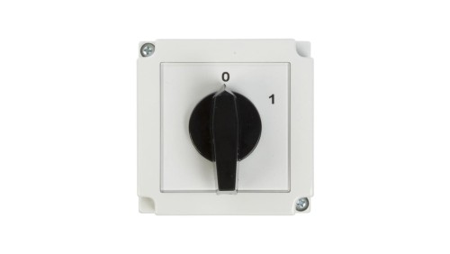 Łącznik krzywkowy 0-1 3P 25A w obudowie 4G25-10-PK R114 63-840306-031
