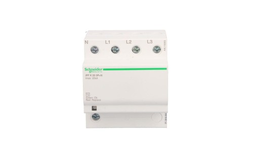 Ogranicznik przepięć Typ T2 3P+N/PE 20kA 1,5kV iPF20 A9L15693