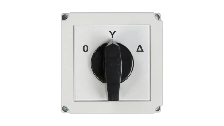 Łącznik krzywkowy gwiazda-trójkąt 3P 63A w obudowie 4G63-12-PK R214 63-840591-051