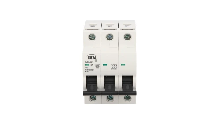 Wyłącznik nadprądowy 3P B 6A 6kA AC KMB6-B6/3 VDE 23171