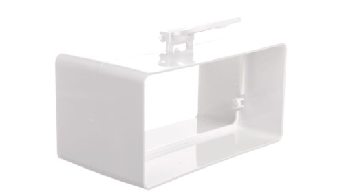 Łącznik kanału płaskiego 55x110mm biały KP55-21