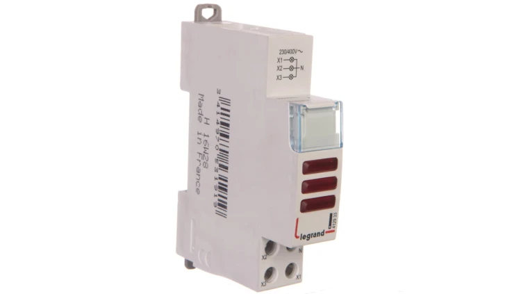 Lampka modułowa 3-fazowa czerwona LED 230/400V L434 412933