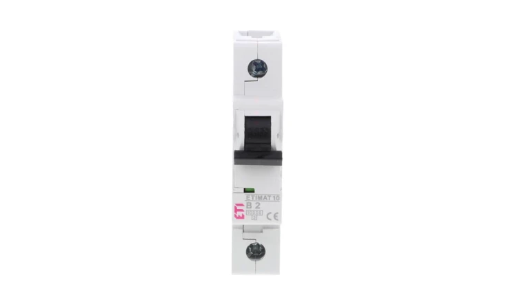 Wyłącznik nadprądowy 1P B 2A 10kA AC ETIMAT10 002121710