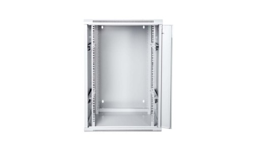 Szafa krosowa wisząca dzielona 19 cali 18U 600x901x600 szara DN-WD19 18U/600