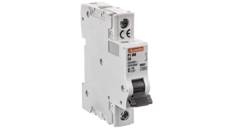 Wyłącznik nadprądowy 1P 6A C 10kA AC P1MB1PC06