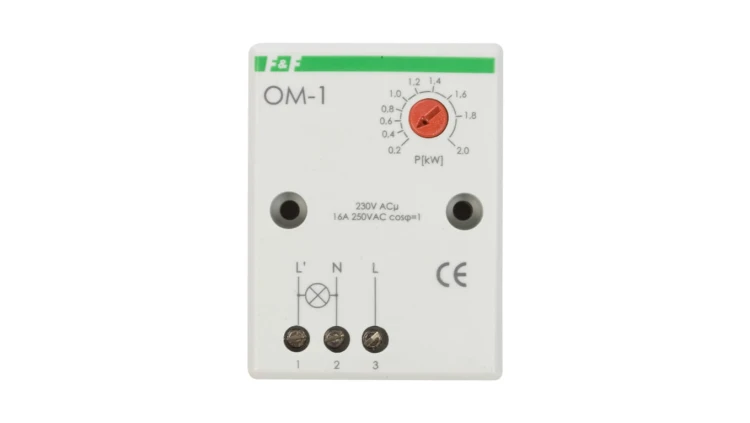 Ogranicznik poboru mocy 16A 30sek OM-1