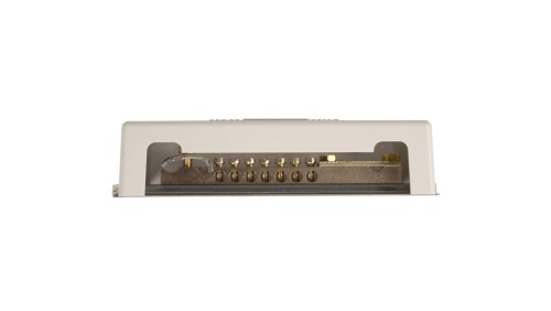 Szyna wyrównawcza z metalową podstawą 7x25mm2, 1x10mm2, 1x płaskownik 1809 M (bezhalogenowa, wykonana z mosiądzu 100kA) 5015081