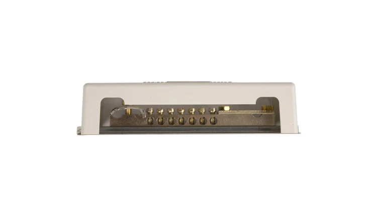 Szyna wyrównawcza z metalową podstawą 7x25mm2, 1x10mm2, 1x płaskownik 1809 M (bezhalogenowa, wykonana z mosiądzu 100kA) 5015081