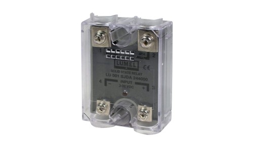 Przekaźnik półprzewodnikowy LU 001JDA244000 SSR sterowanie 3-32V DC wyjście 240V/40A AC LH000-0981-400-012
