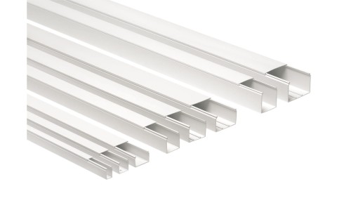 Kanał kablowy z pokrywą CP 40x60 biały /2m/ ECCP4060B