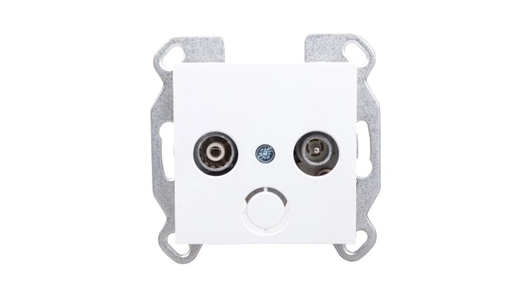 Lumina Gniazdo antenowe RTV standard białe WL3010