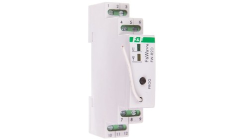 Radiowy podwójny przekaźnik bistabilny - montaż DIN 85-265V AC/DC FiWave FW-R2D