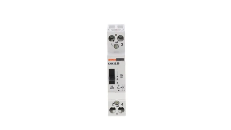 Stycznik modułowy z dźwignią do sterowania ręcznego 32A 2Z cewka 24 VAC/DC CNM3220024