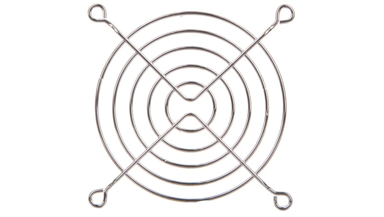 Metalowa kratka ochronna dla wentylatorów 92x92mm RAL7035 LZ33-90