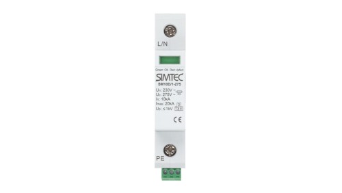 Ogranicznik przepięć Typ T3 1P 10kA SM10D/1P SIMTEC 85301000