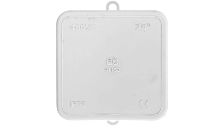 Puszka n/t szara 65x65x32 mm IP55 bezhalogenowa EC411C2