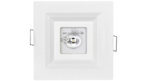 Oprawa awaryjna LOVATO P ECO LED 1W 120lm (opt. otwarta) 1h jednozadaniowa biała LVPO/1W/E/1/SE/X/WH