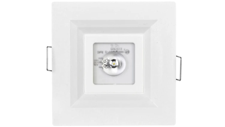 Oprawa awaryjna LOVATO P ECO LED 1W 120lm (opt. otwarta) 1h jednozadaniowa biała LVPO/1W/E/1/SE/X/WH