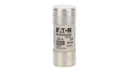 Wkładka bezpiecznikowa cylindryczna 22x58mm 25A gL/gG 690V C22G25