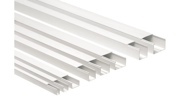 Kanał kablowy z pokrywą CP 100x80 biały /2m/ ECCP10080B