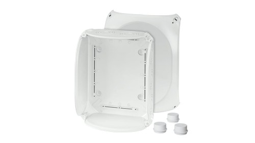 Puszka odgałęźna 255x205x112 bez zacisków IP66 szara DK 2500 GZ 62000161